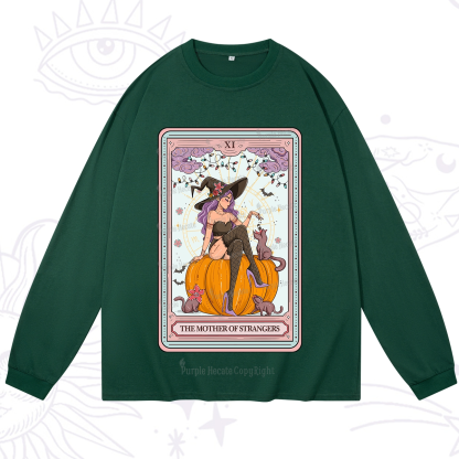 Purplehecate The Mother Of Strangers Tarot Long Sleeve T-Shirt