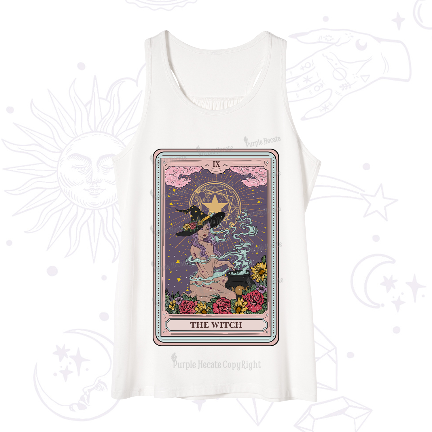 Purplehecate The Witch Tarot Tank