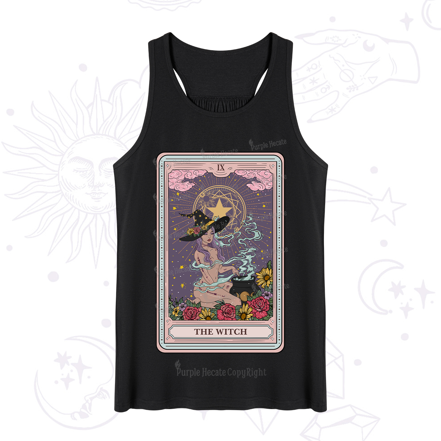 Purplehecate The Witch Tarot Tank