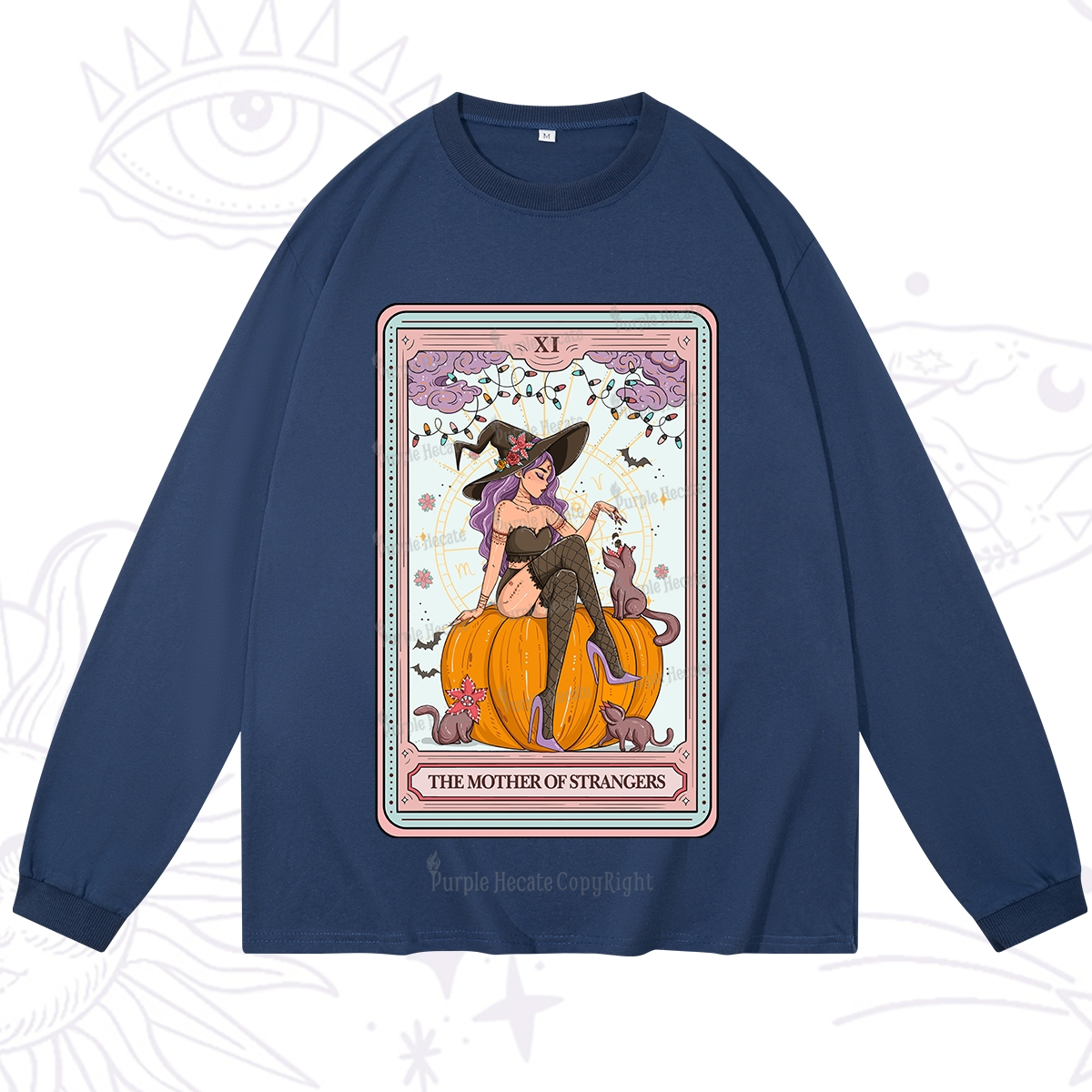 Purplehecate The Mother Of Strangers Tarot Long Sleeve T-Shirt