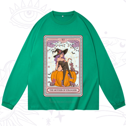 Purplehecate The Mother Of Strangers Tarot Long Sleeve T-Shirt