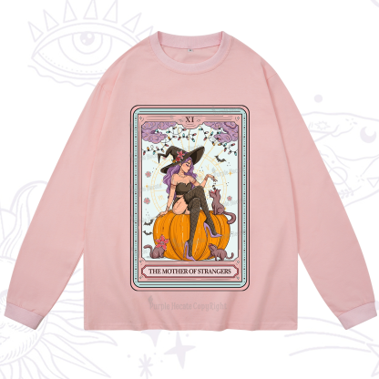 Purplehecate The Mother Of Strangers Tarot Long Sleeve T-Shirt