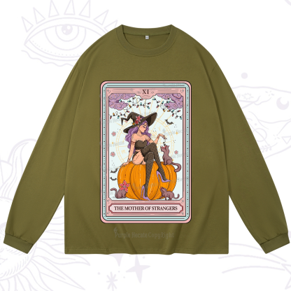 Purplehecate The Mother Of Strangers Tarot Long Sleeve T-Shirt