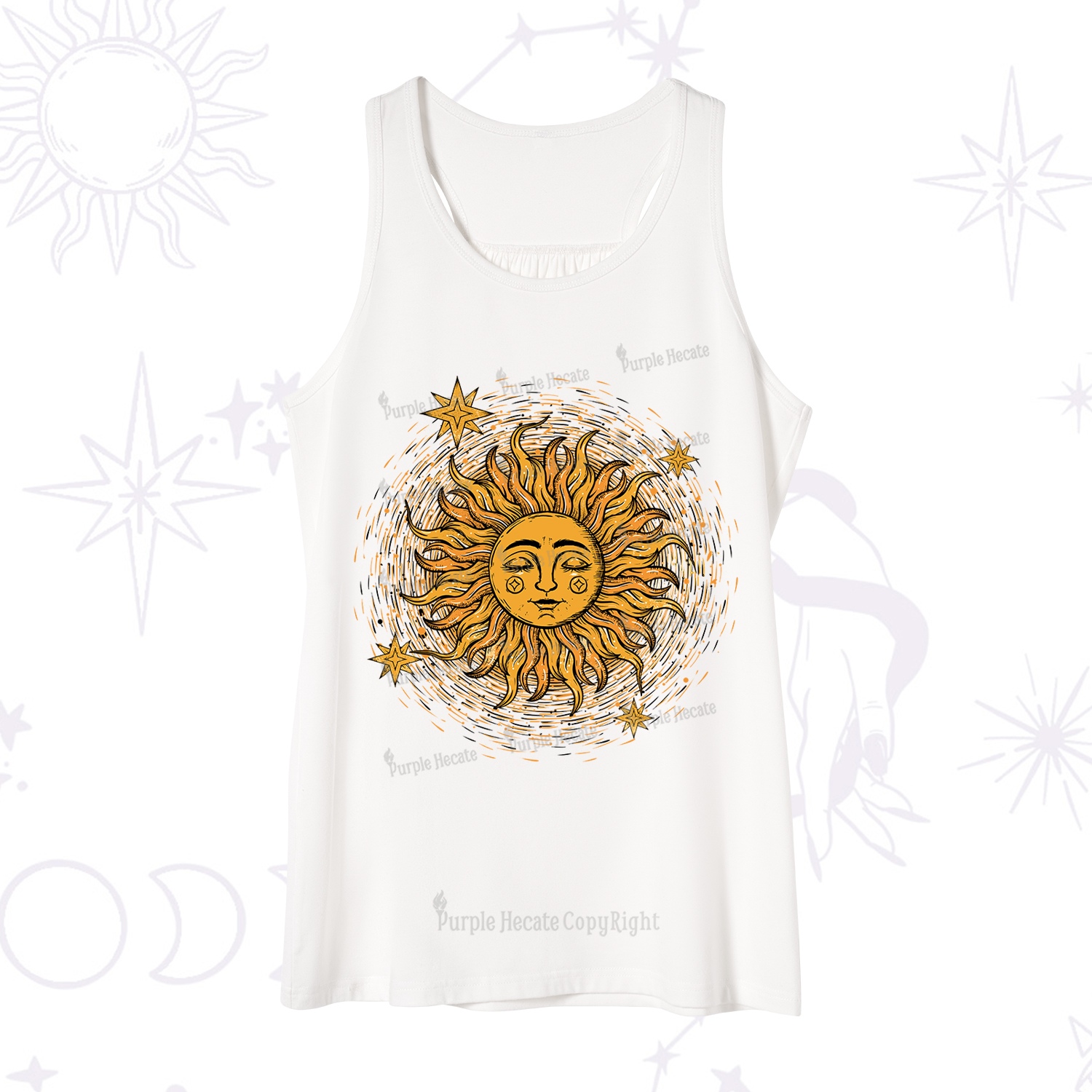Purplehecate Celestial Sun Tank