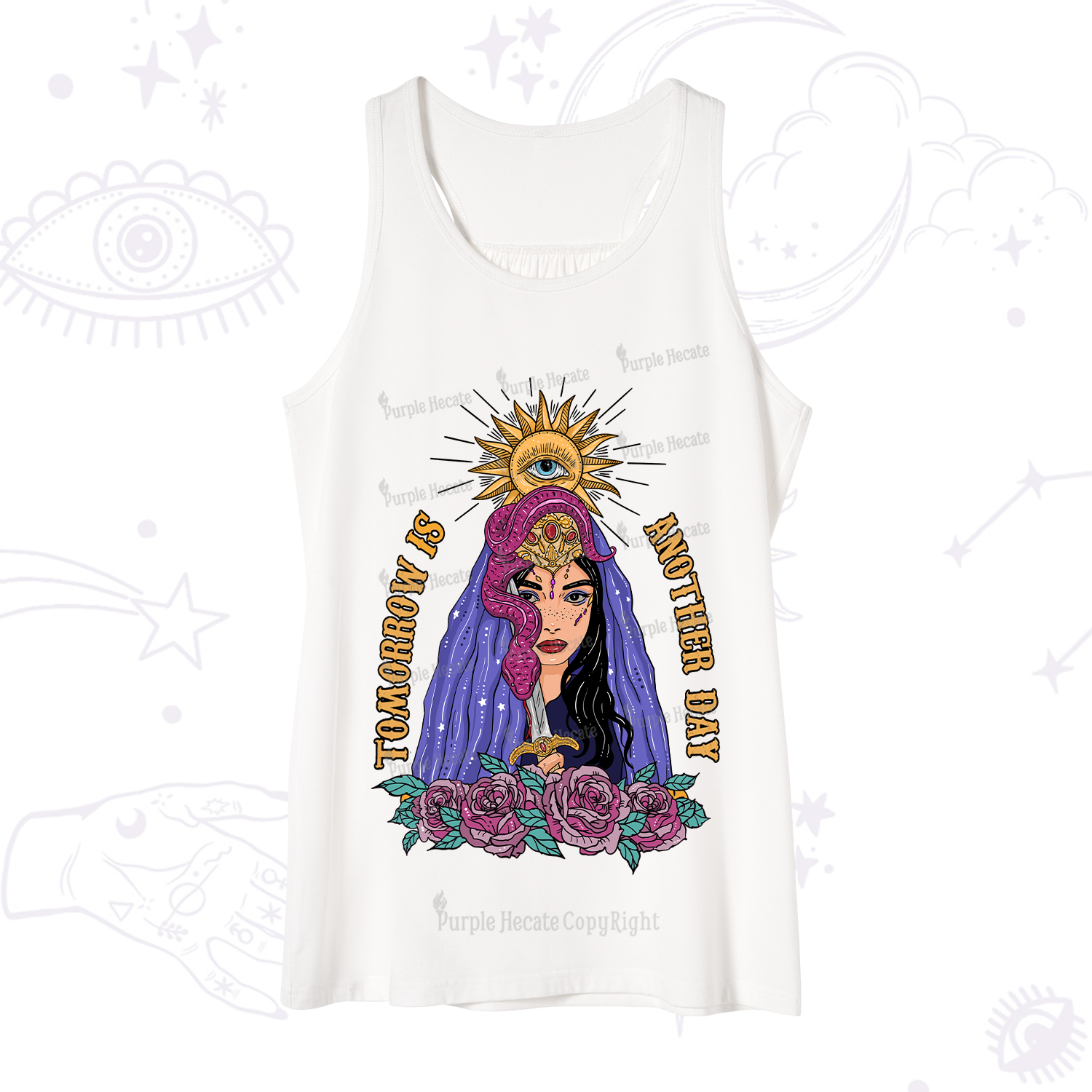 Purplehecate Prophetic Eye Witch Tank