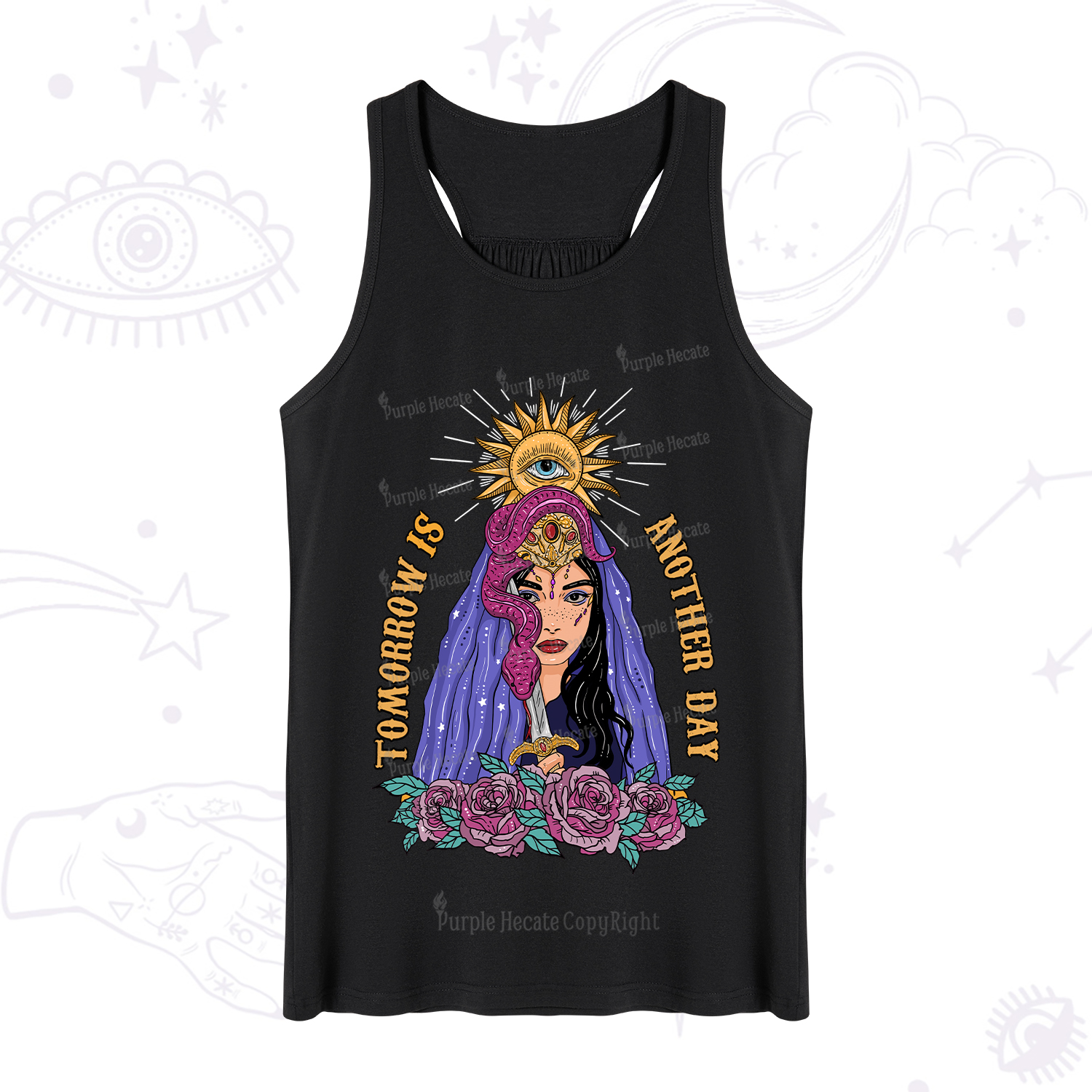 Purplehecate Prophetic Eye Witch Tank