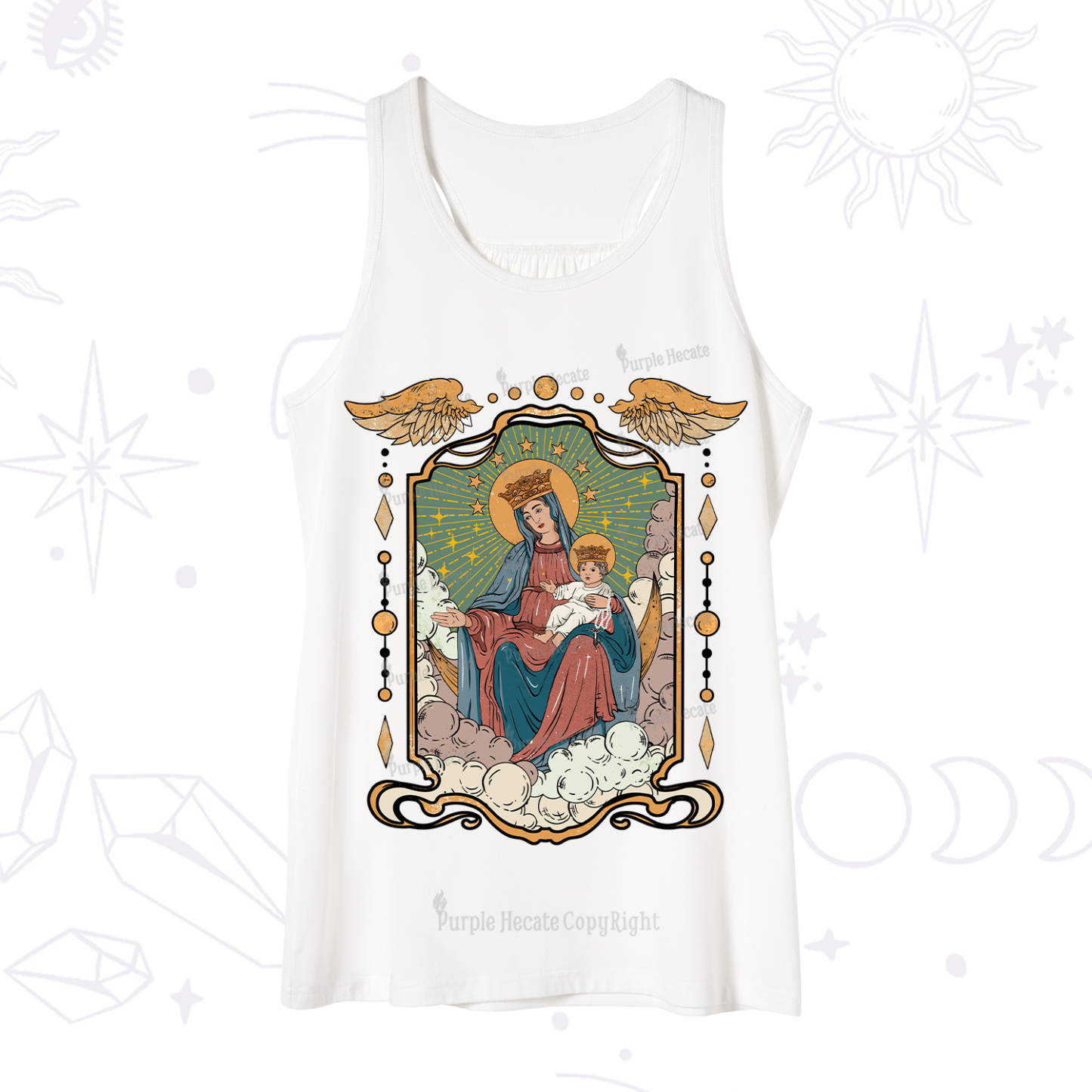 Purplehecate The Lady Of the Rosary Tank