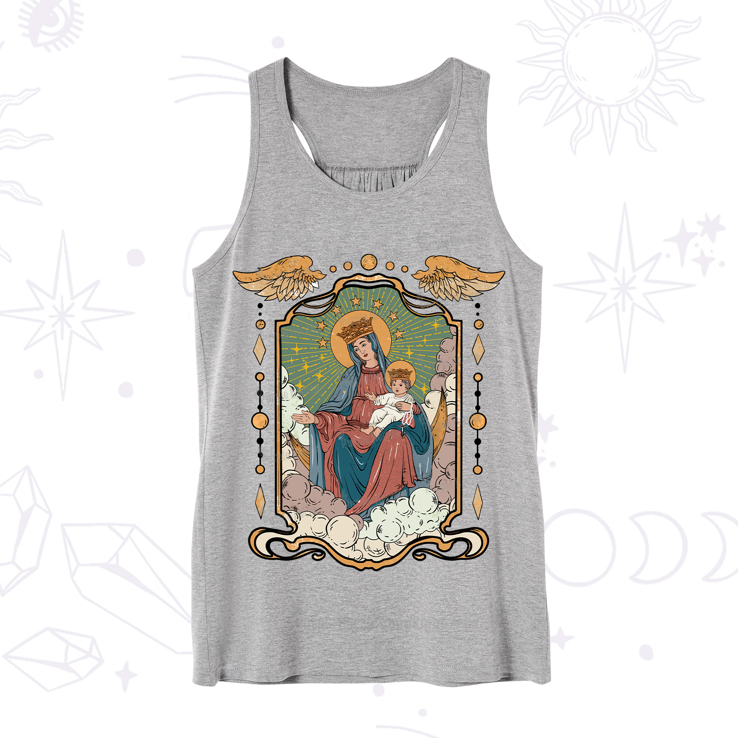 Purplehecate The Lady Of the Rosary Tank