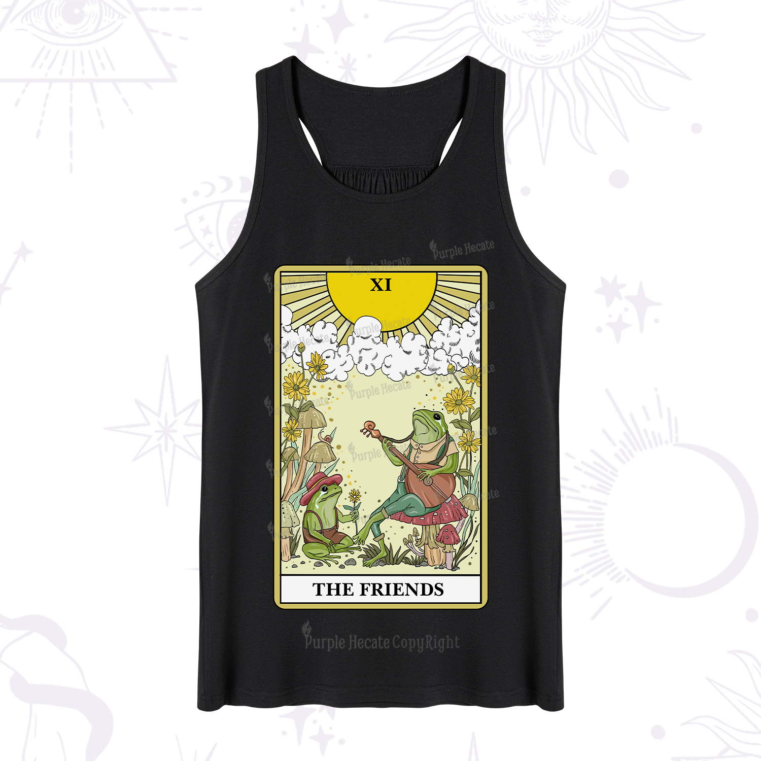 Purplehecate The Friends Tarot Card Tank