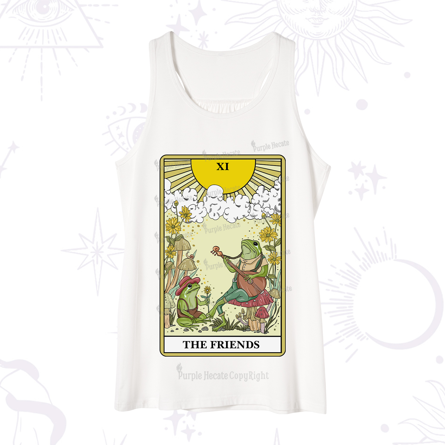 Purplehecate The Friends Tarot Card Tank