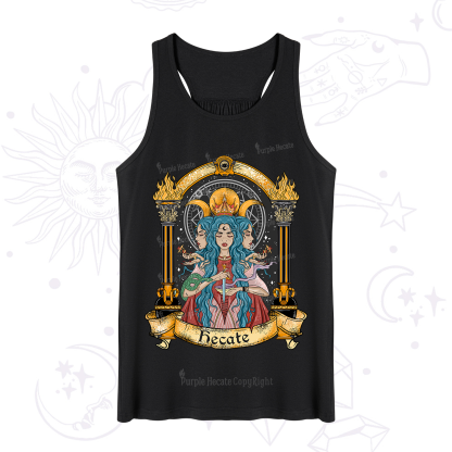 Purplehecate Triple Moon Goddess Hecate Tank