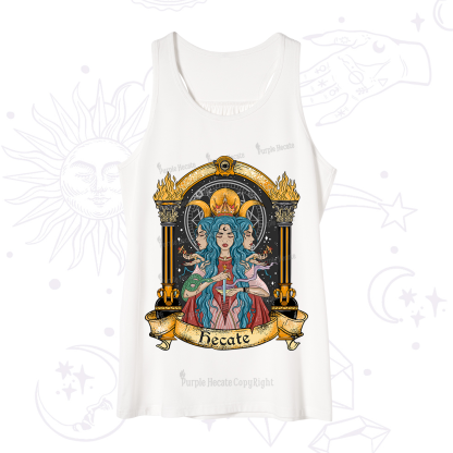 Purplehecate Triple Moon Goddess Hecate Tank