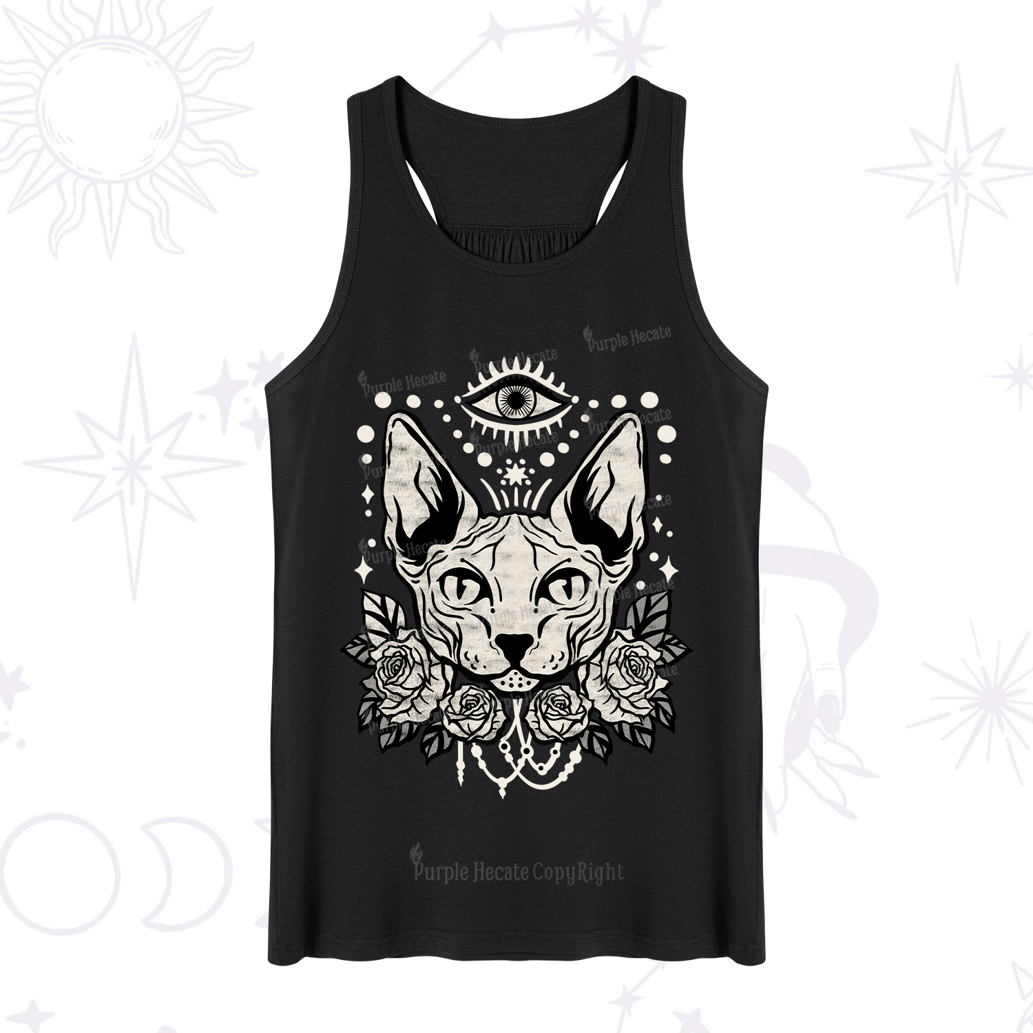 Purplehecate Mystical Cat Tank