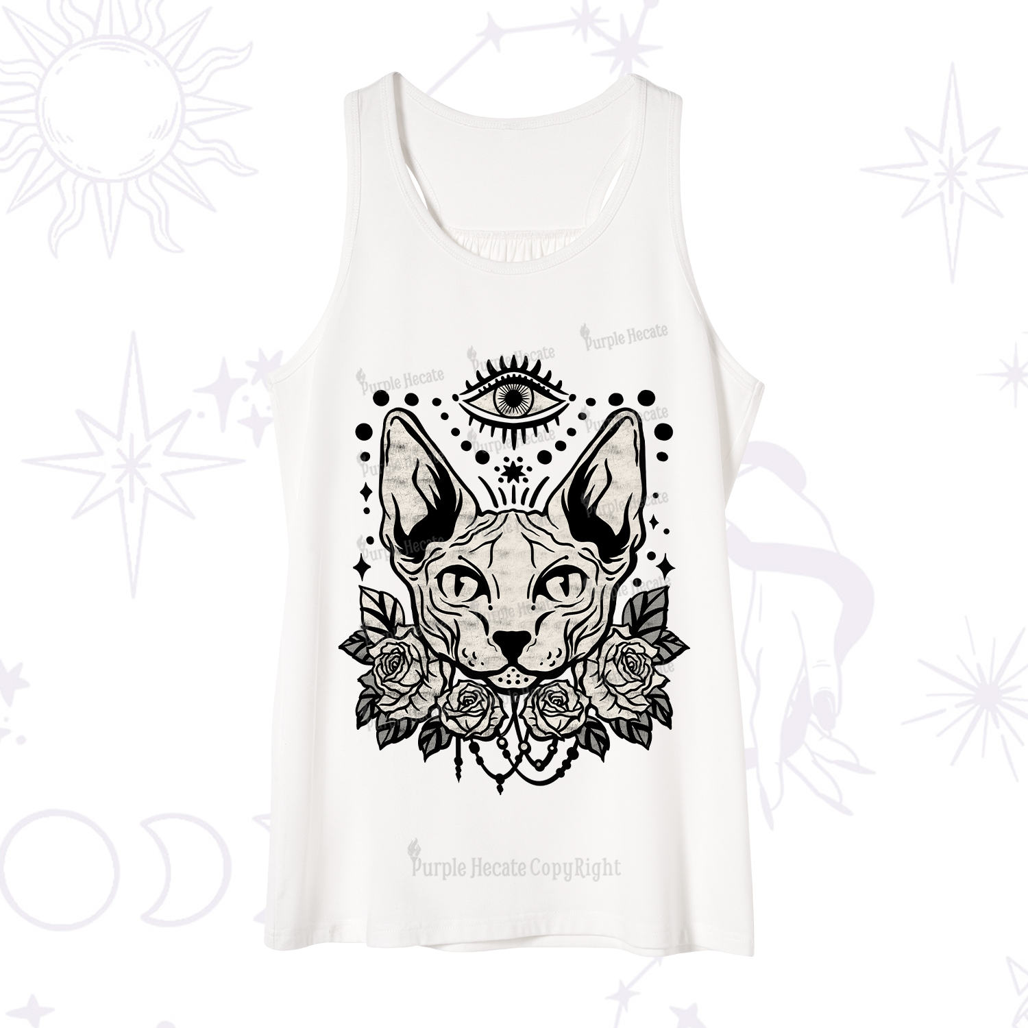 Purplehecate Mystical Cat Tank