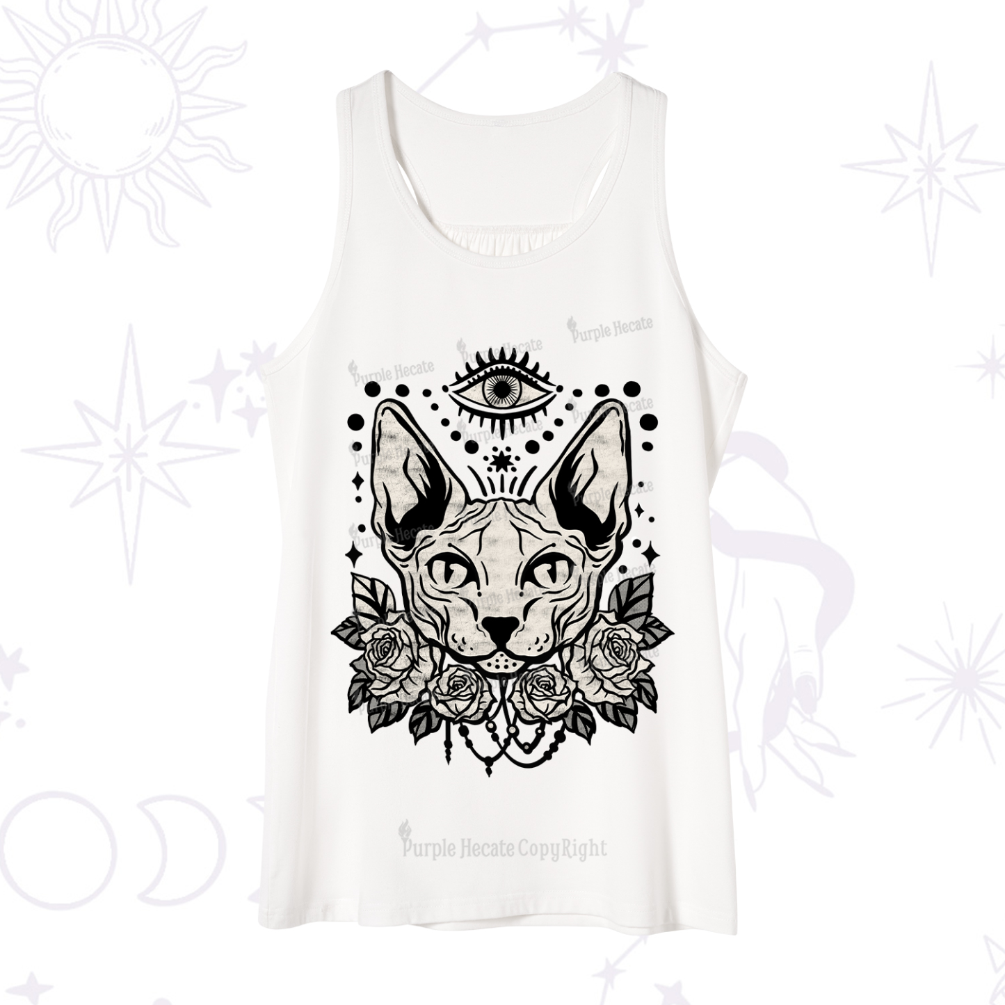 Purplehecate Mystical Cat Tank