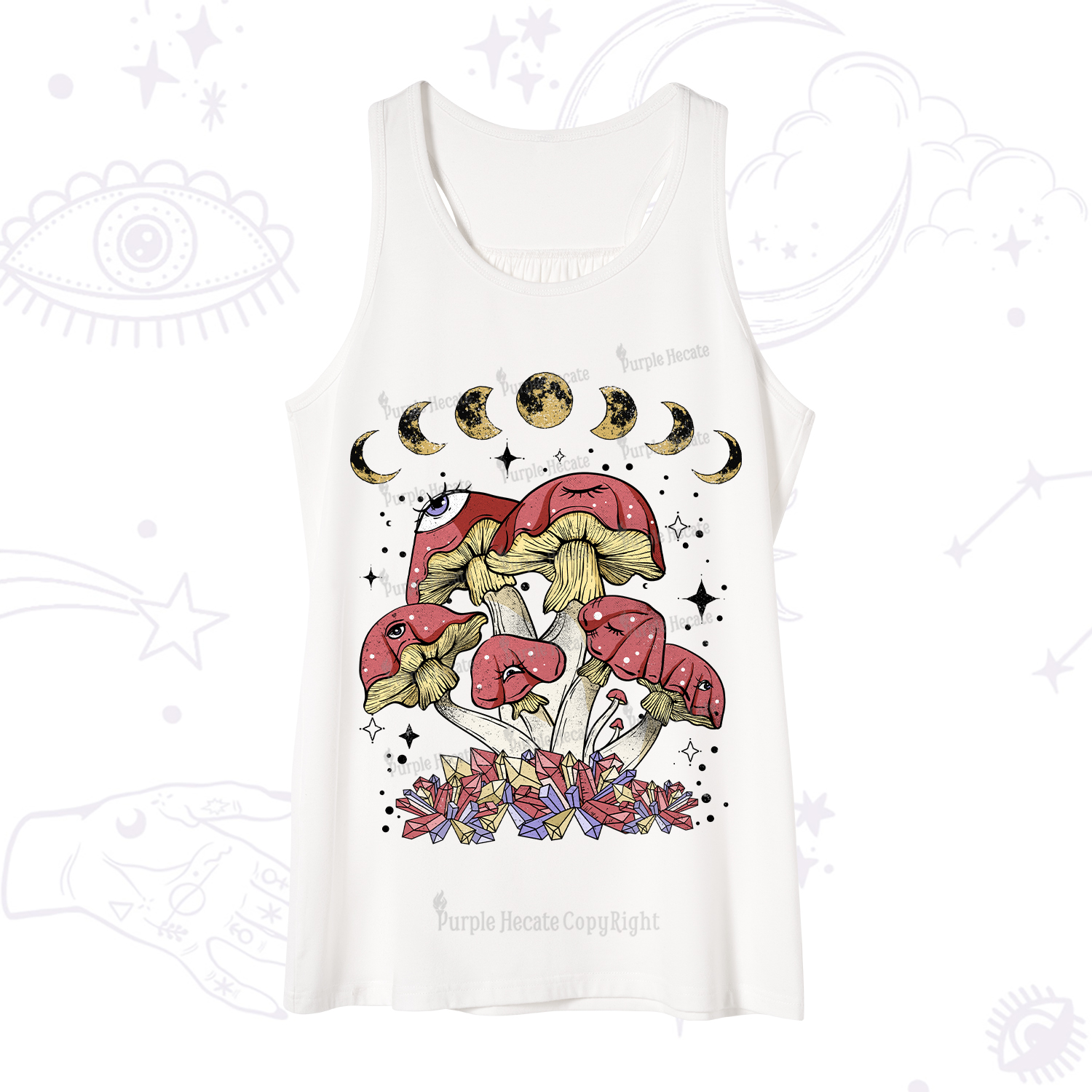 Purplehecate Magic Mushroom Tank