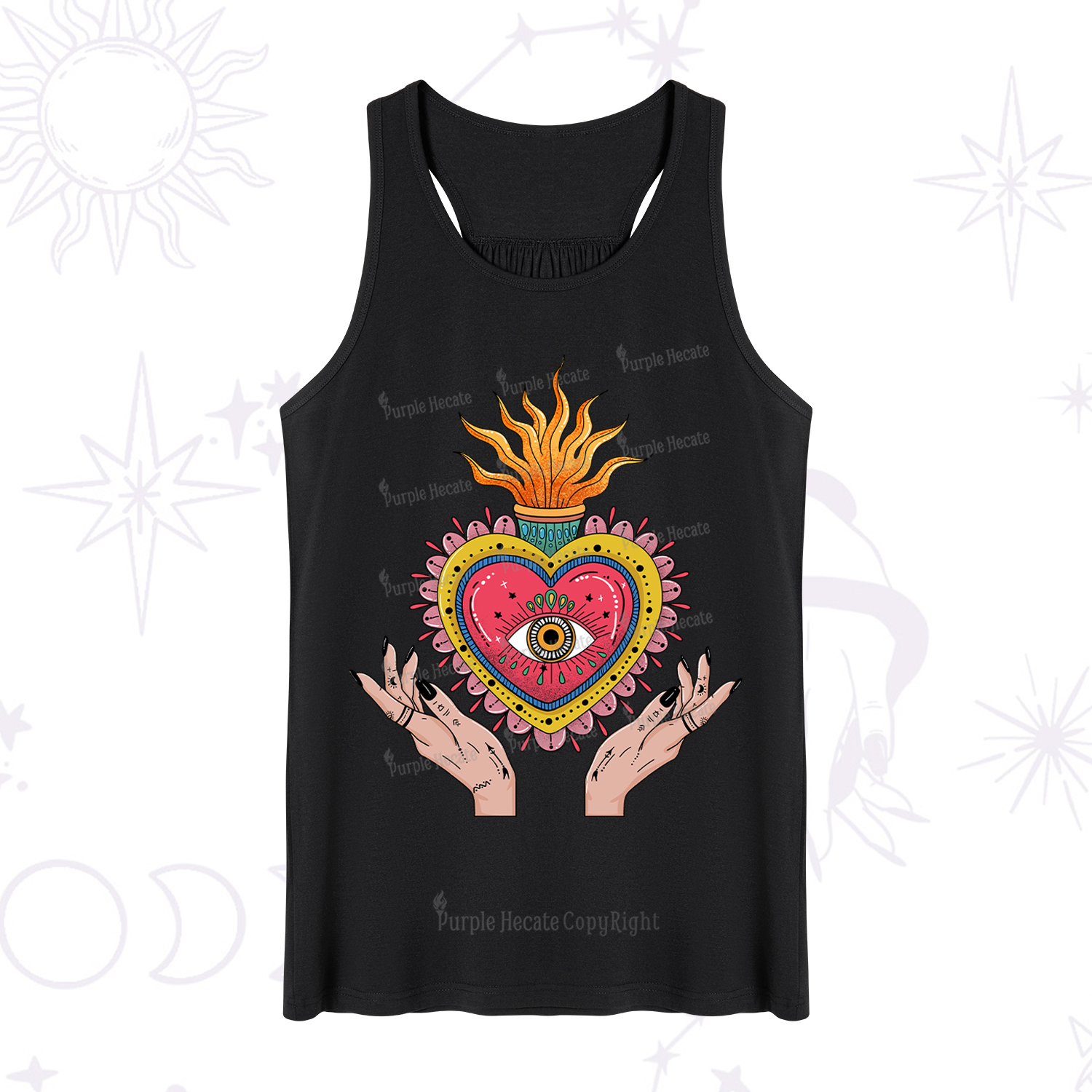 Purplehecate The Fiery Eye Tank
