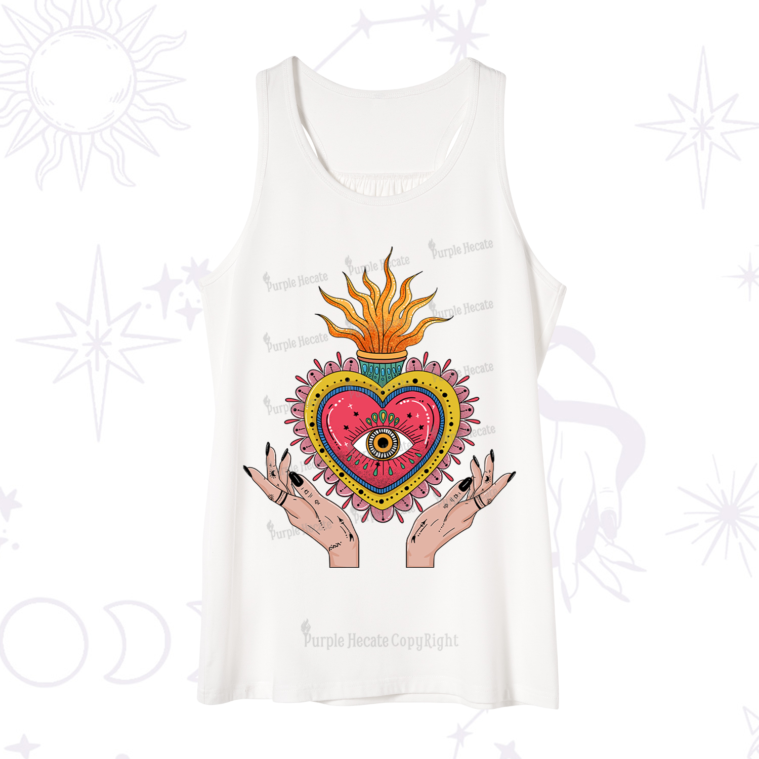 Purplehecate The Fiery Eye Tank