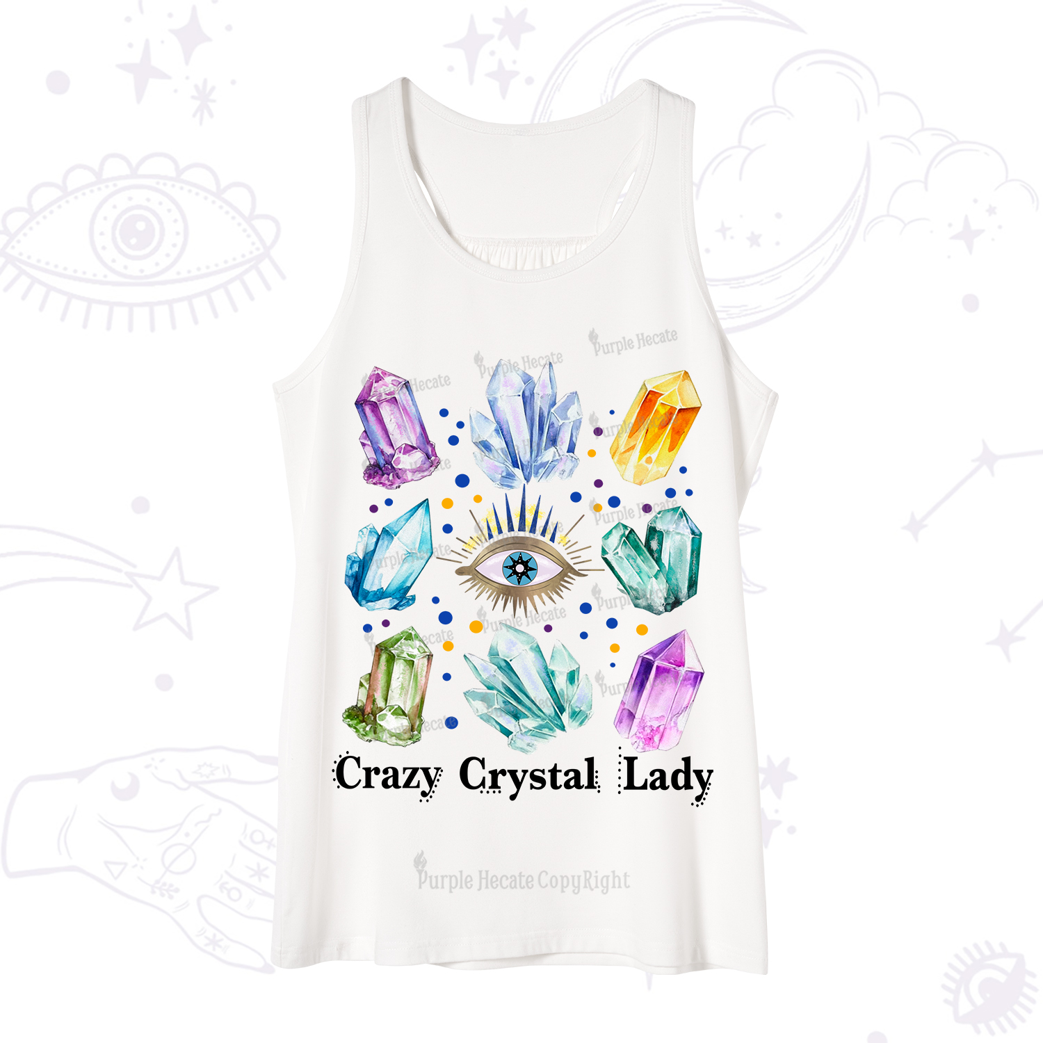 Purplehecate Crysral Lady Tank