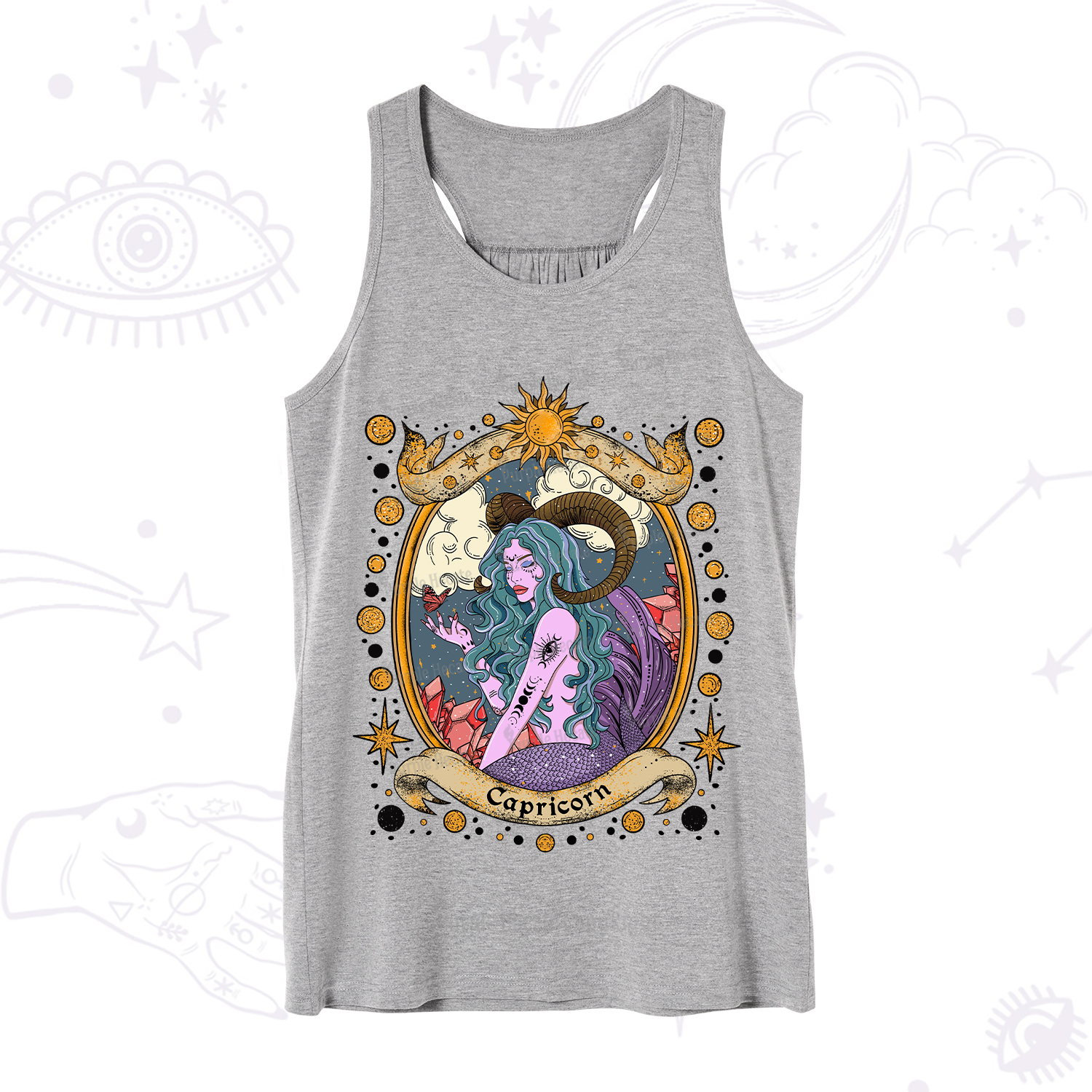 Purplehecate Capricorn Radiance Zodiac Tank