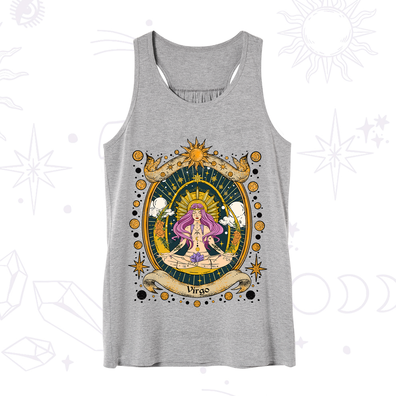 Purplehecate Virgo Radiance Zodiac Tank