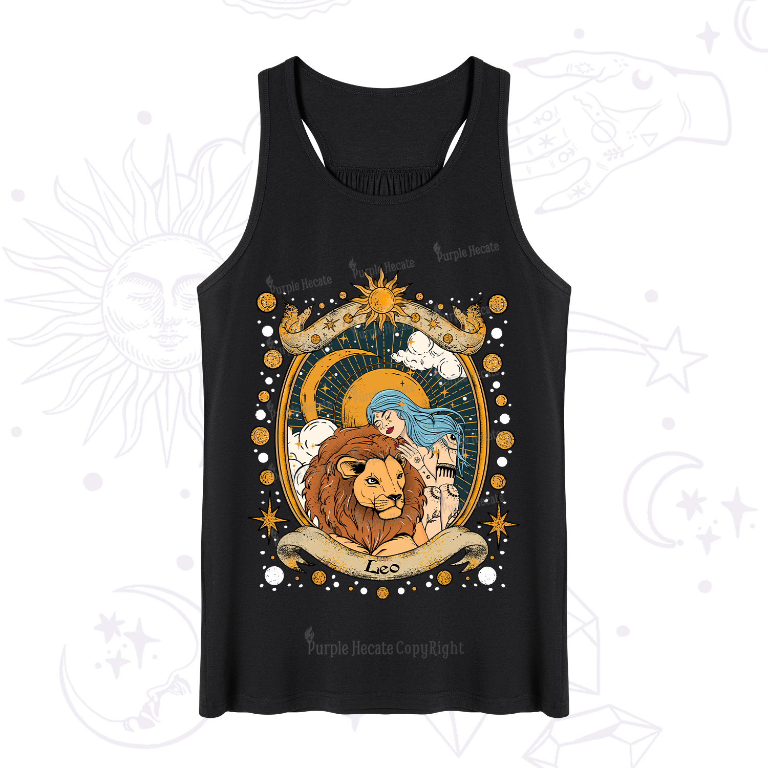 Purplehecate Leo Radiance Zodiac Tank