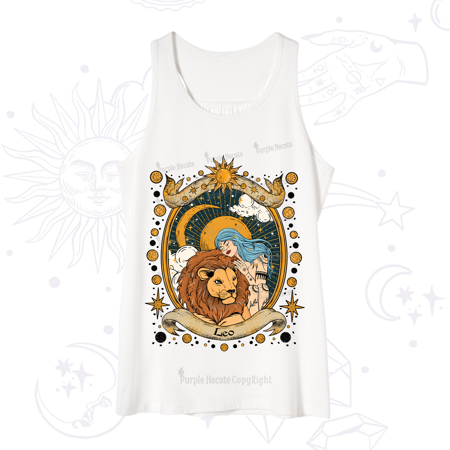 Purplehecate Leo Radiance Zodiac Tank