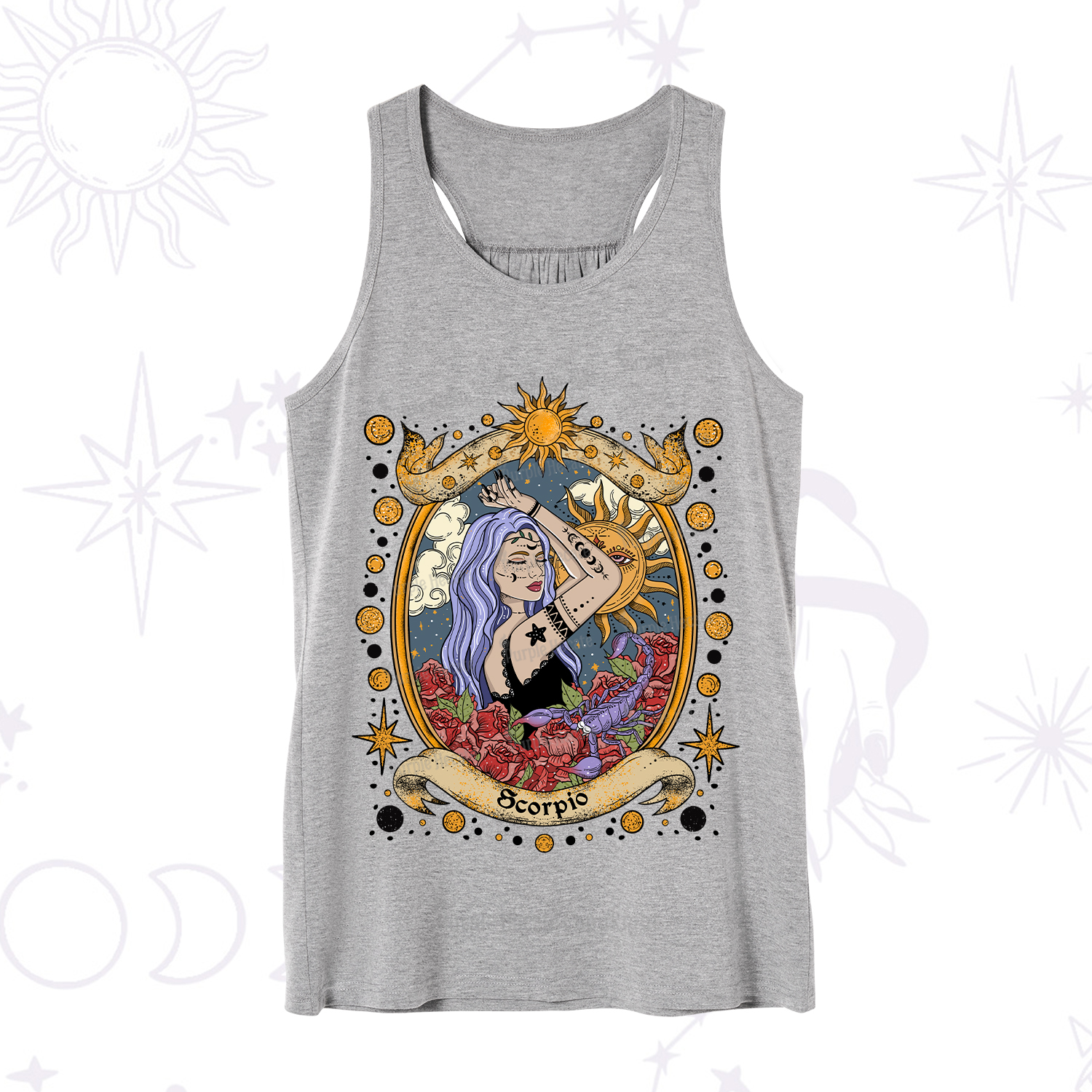 Purplehecate Scorpio Radiance Zodiac Tank
