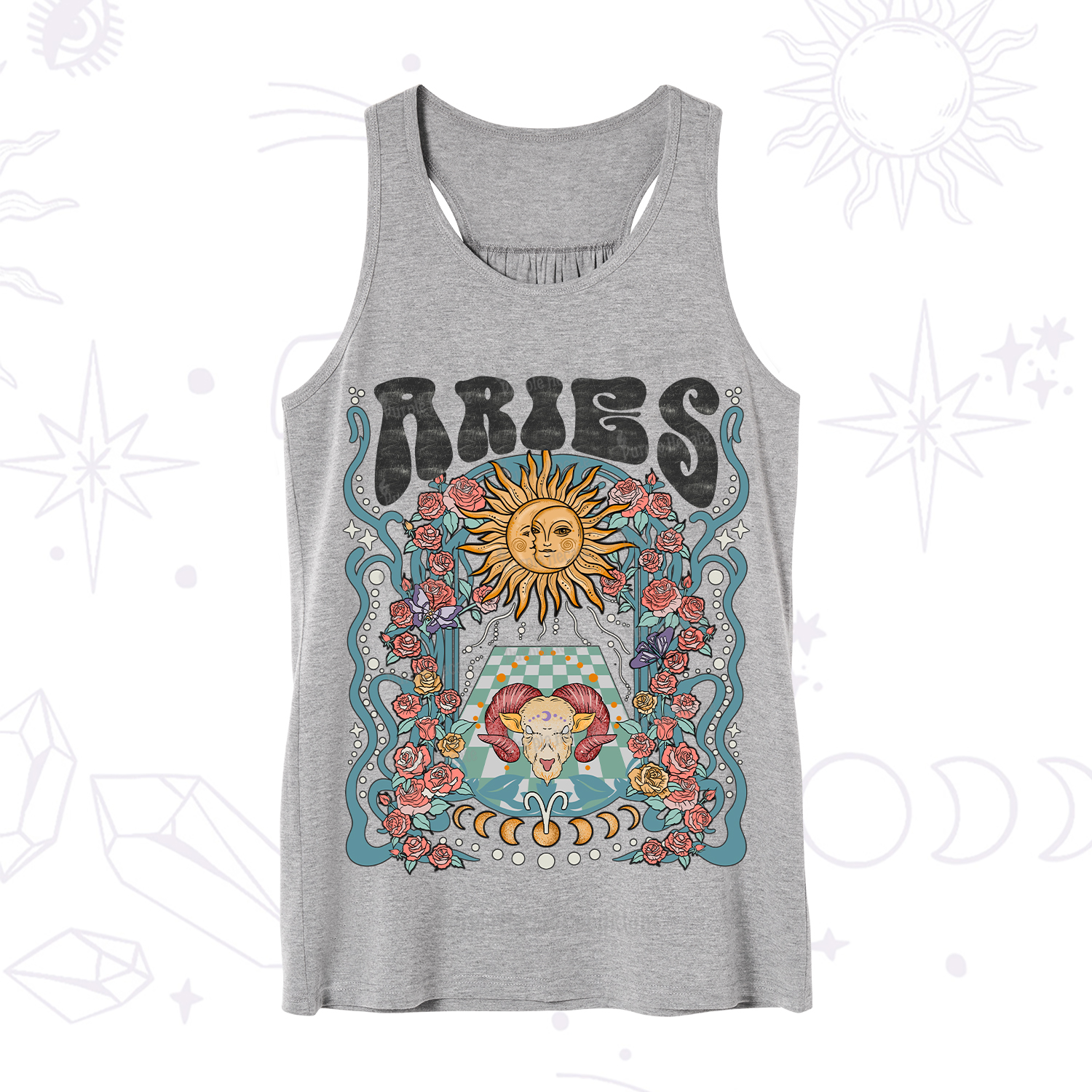 Purplehecate Aries Spirit Zodiac Tank