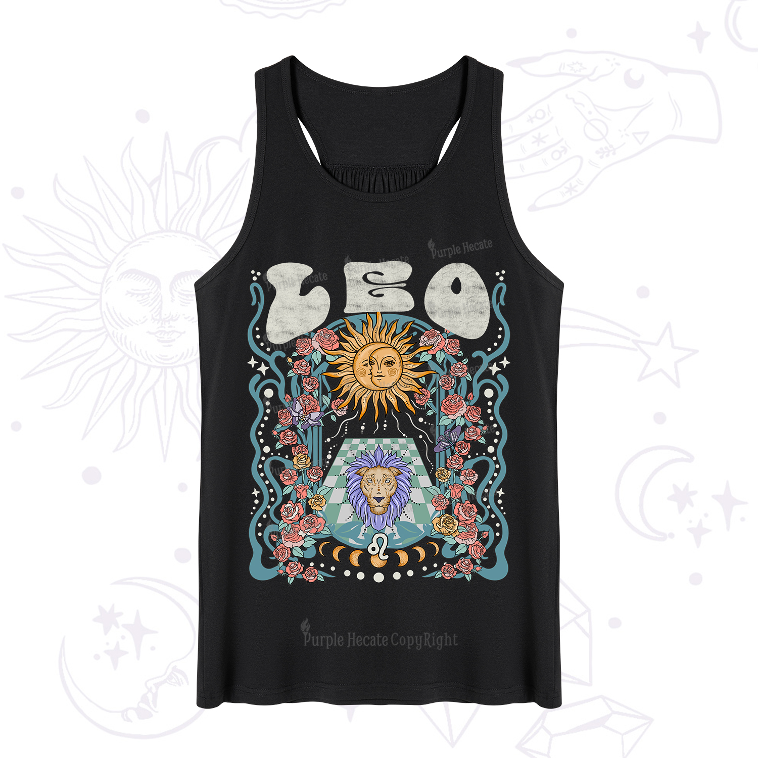 Purplehecate Leo Spirit Zodiac Tank