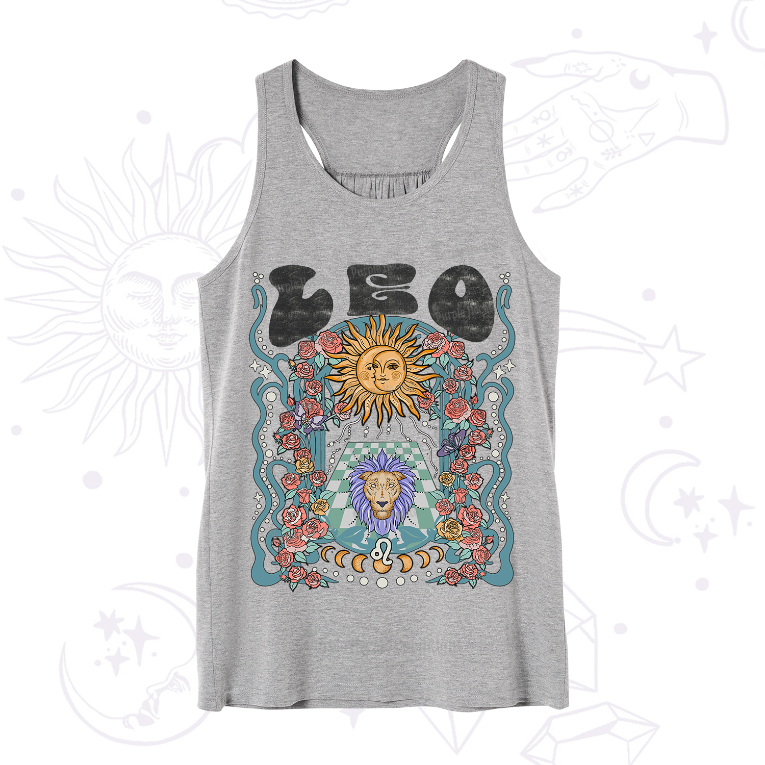 Purplehecate Leo Spirit Zodiac Tank