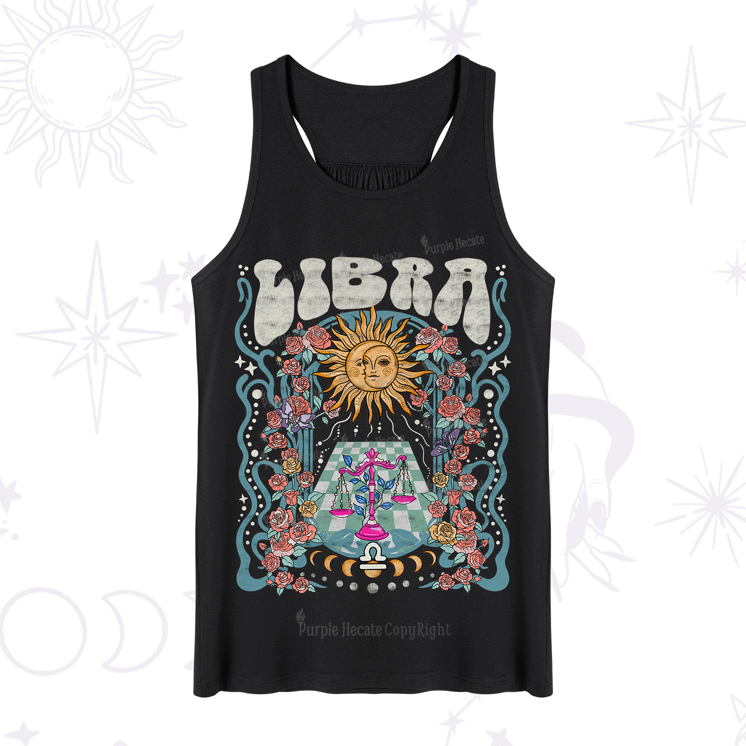 Purplehecate Libra Spirit Zodiac Tank