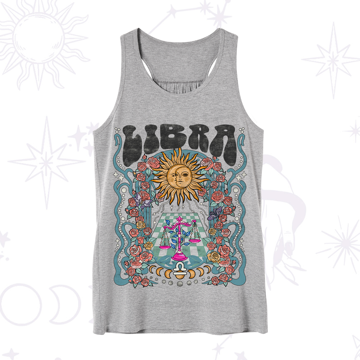 Purplehecate Libra Spirit Zodiac Tank