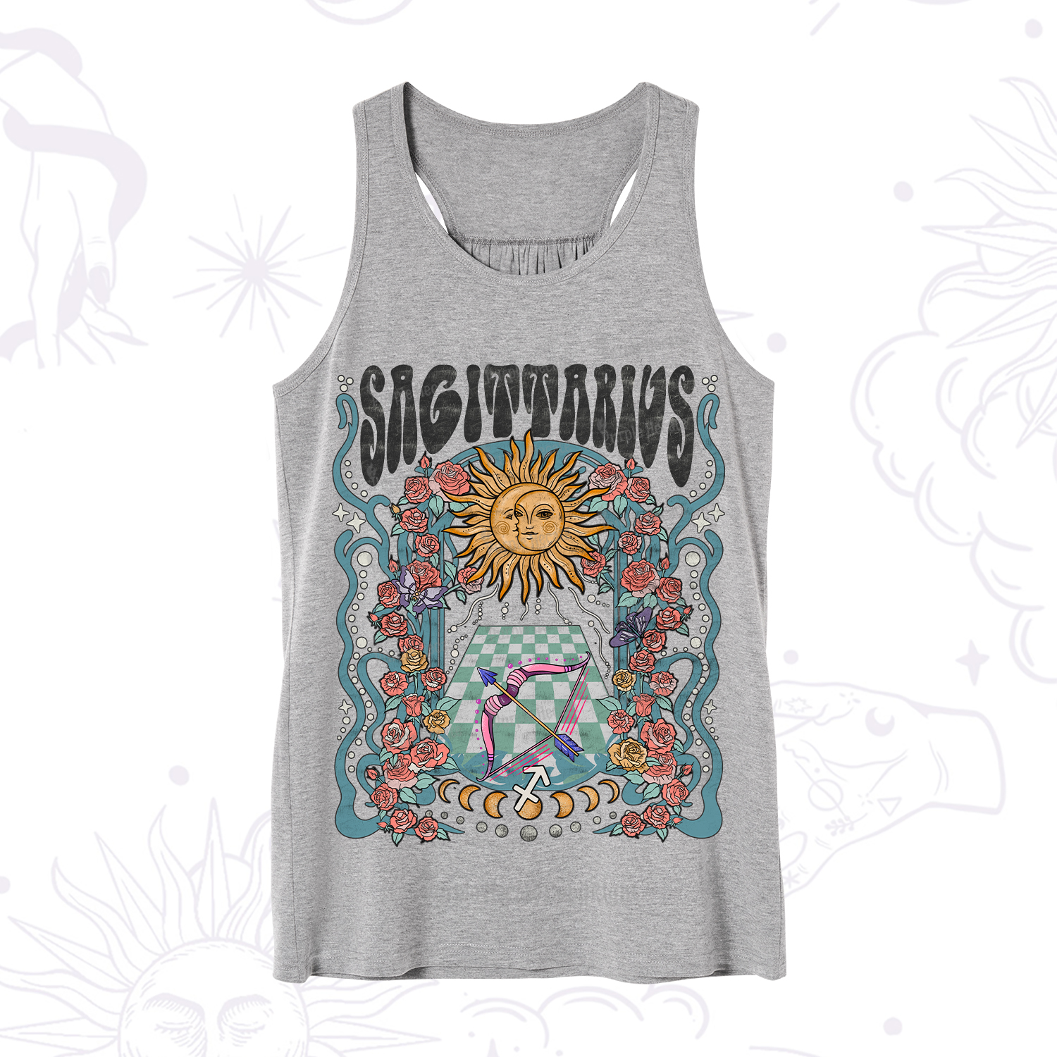 Purplehecate Sagittarius Spirit Zodiac Tank