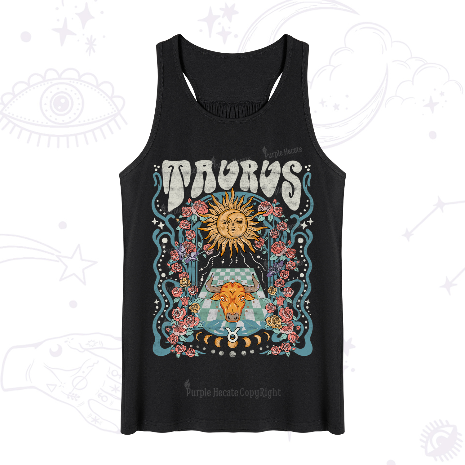 Purplehecate Taurus Spirit Zodiac Tank