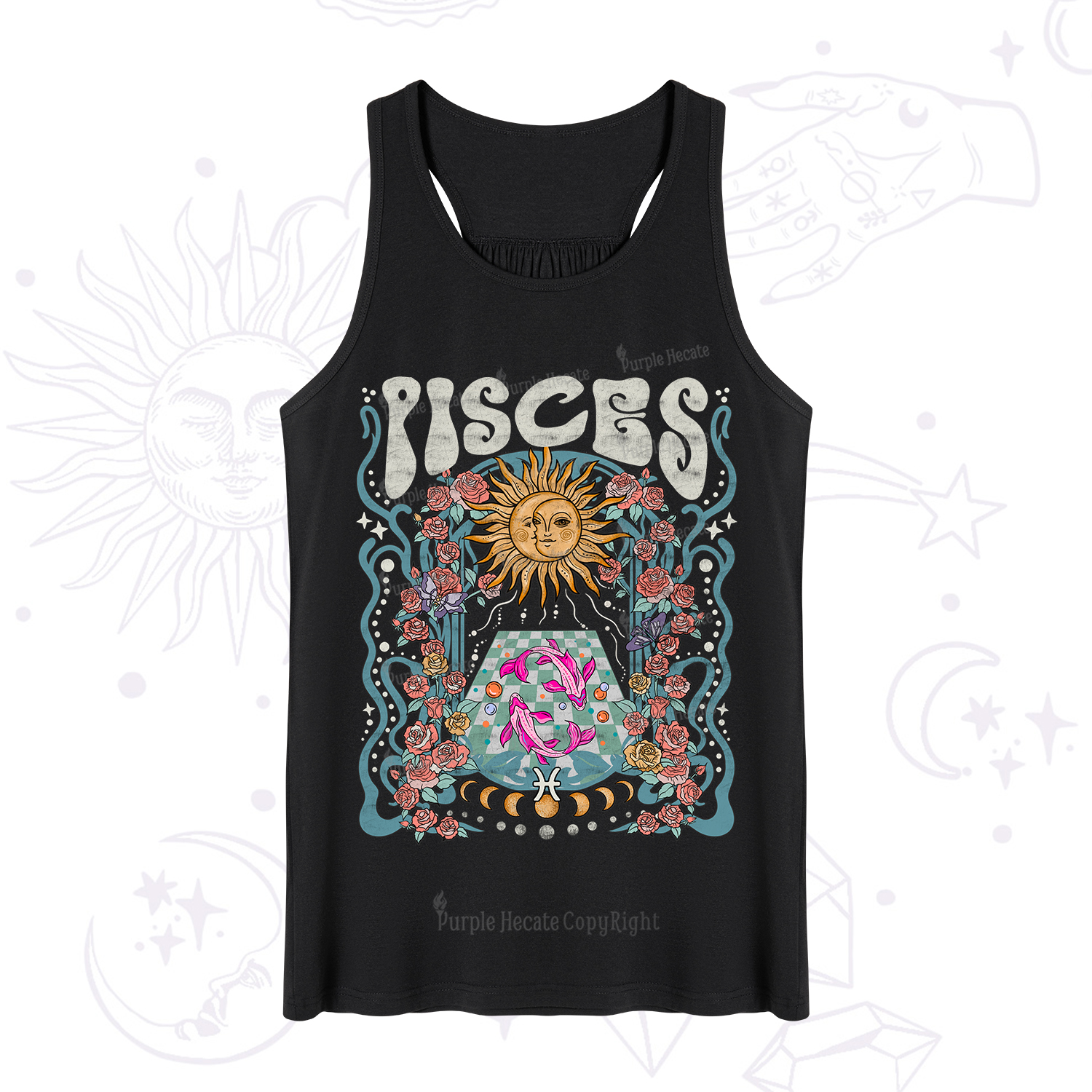 Purplehecate Pisces Spirit Zodiac Tank