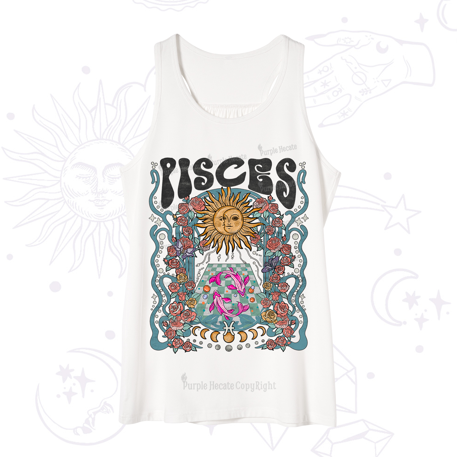 Purplehecate Pisces Spirit Zodiac Tank