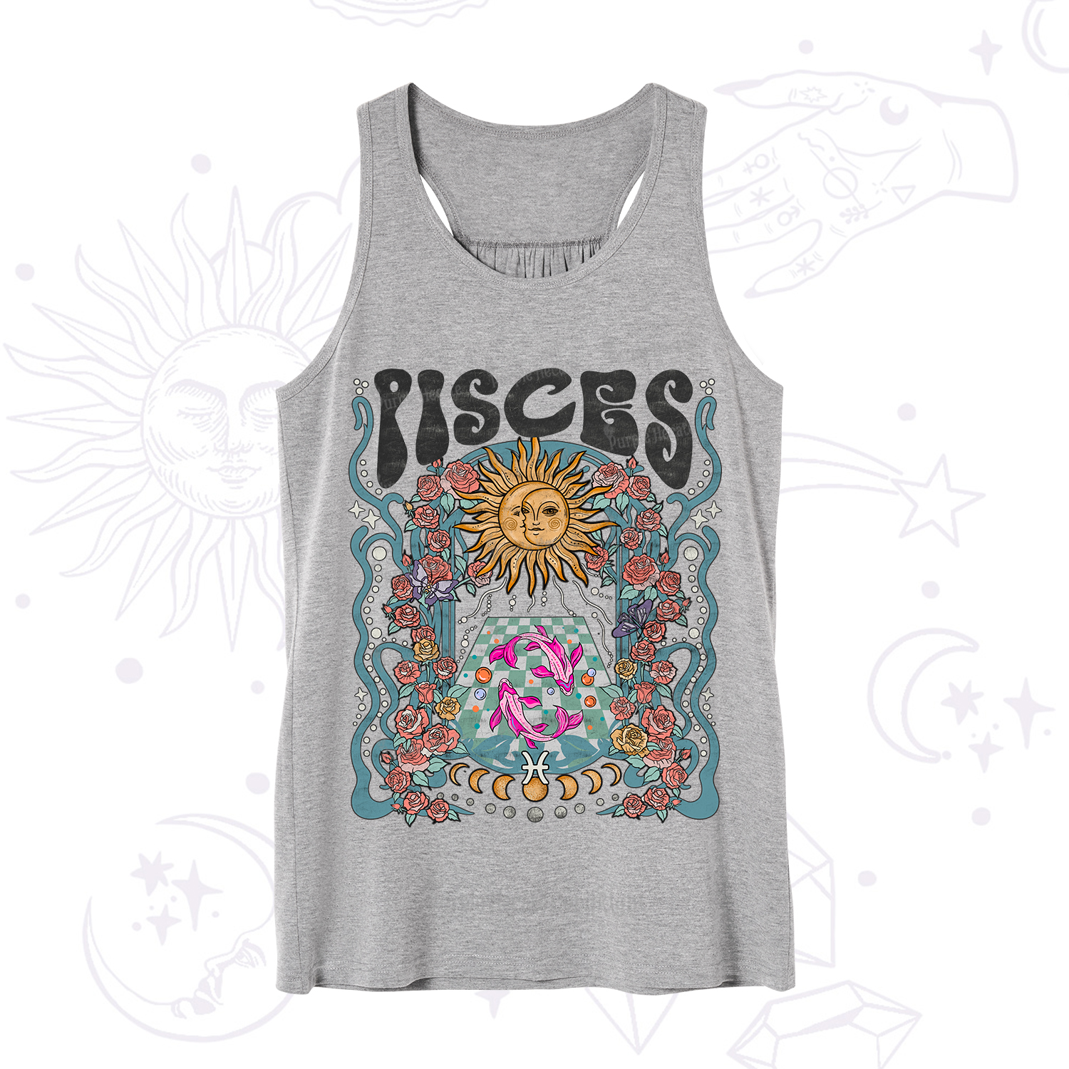 Purplehecate Pisces Spirit Zodiac Tank