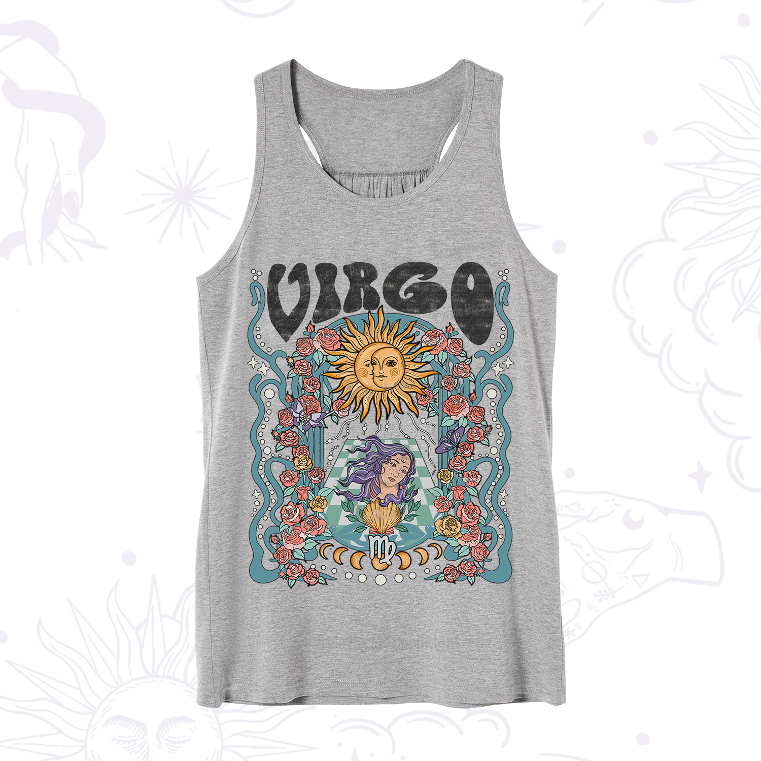 Purplehecate Virgo Spirit Zodiac Tank