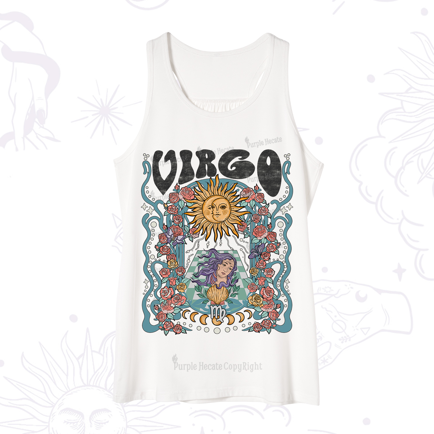 Purplehecate Virgo Spirit Zodiac Tank