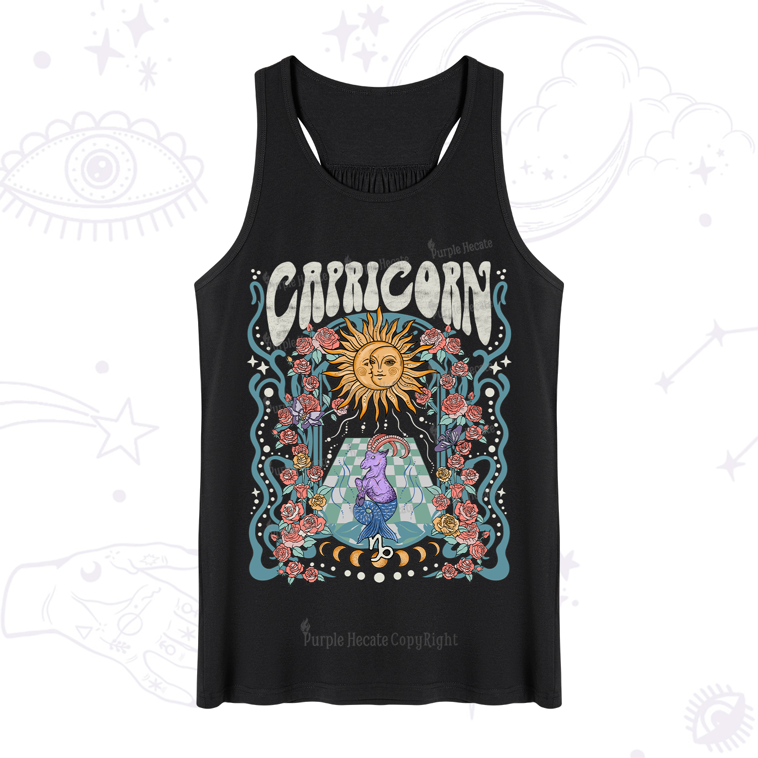 Purplehecate Capricorn Spirit Zodiac Tank