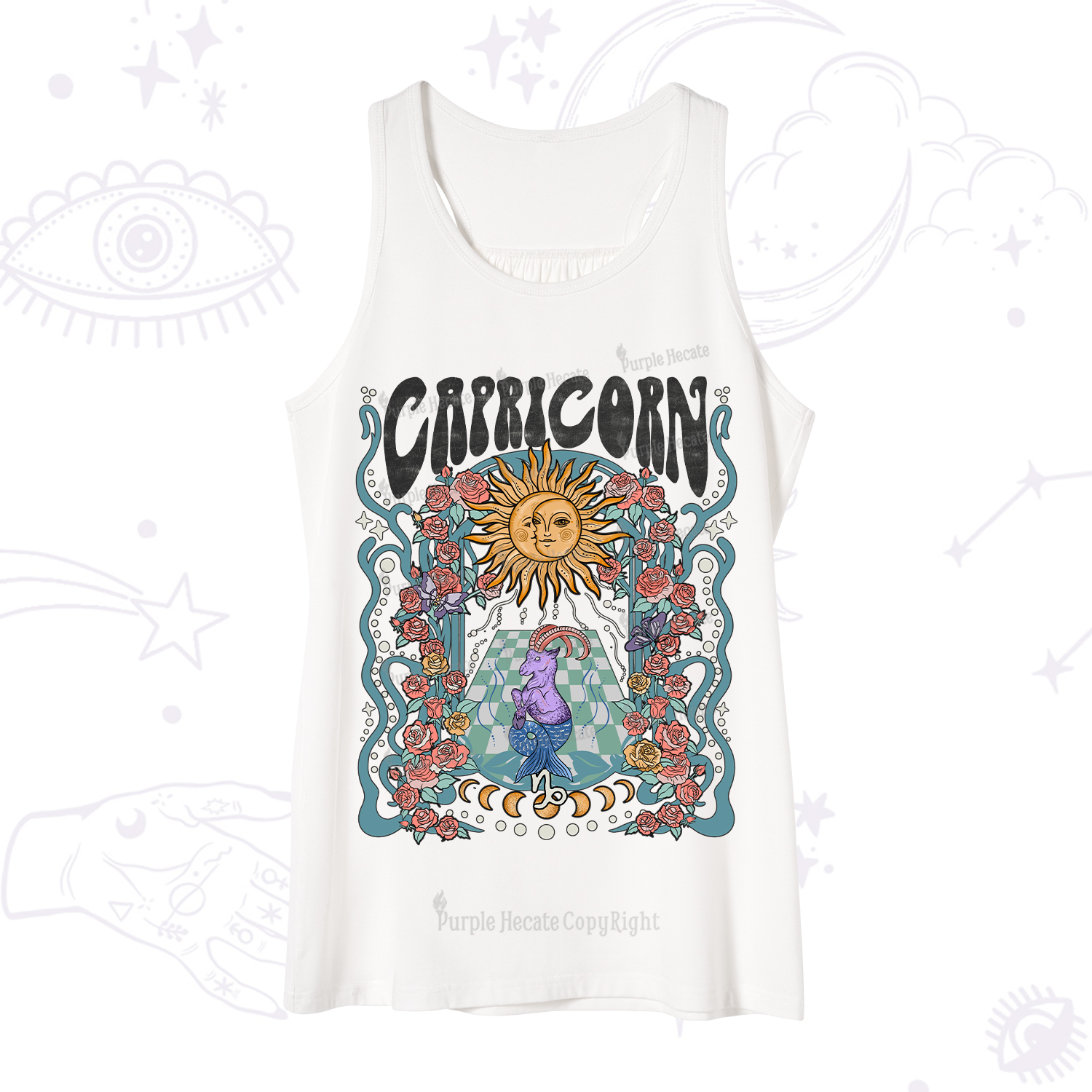 Purplehecate Capricorn Spirit Zodiac Tank