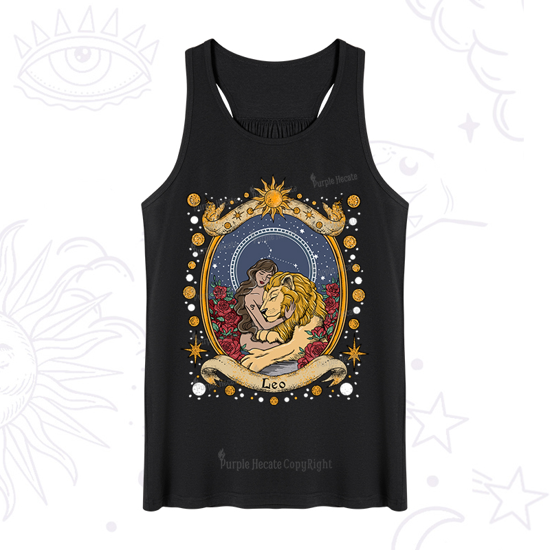 Purplehecate Celestial Leo Zodiac Tank