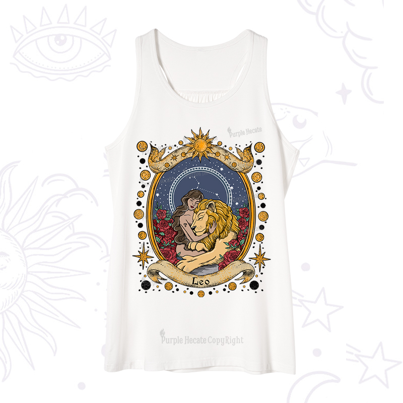 Purplehecate Celestial Leo Zodiac Tank