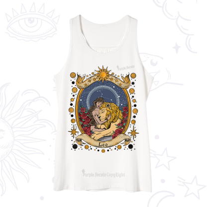 Purplehecate Celestial Leo Zodiac Tank