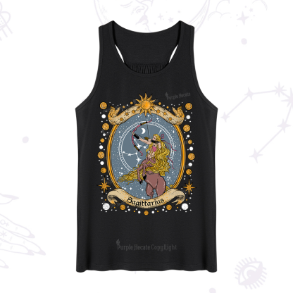 Purplehecate Celestial Sagittarius Zodiac Tank