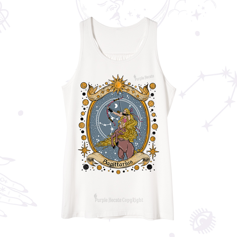 Purplehecate Celestial Sagittarius Zodiac Tank