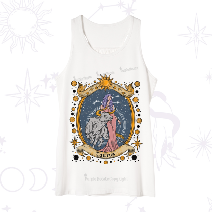 Purplehecate Celestial Taurus Zodiac Tank