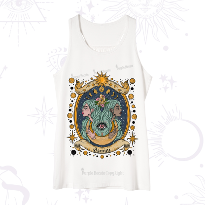 Purplehecate Celestial Gemini Zodiac Tank