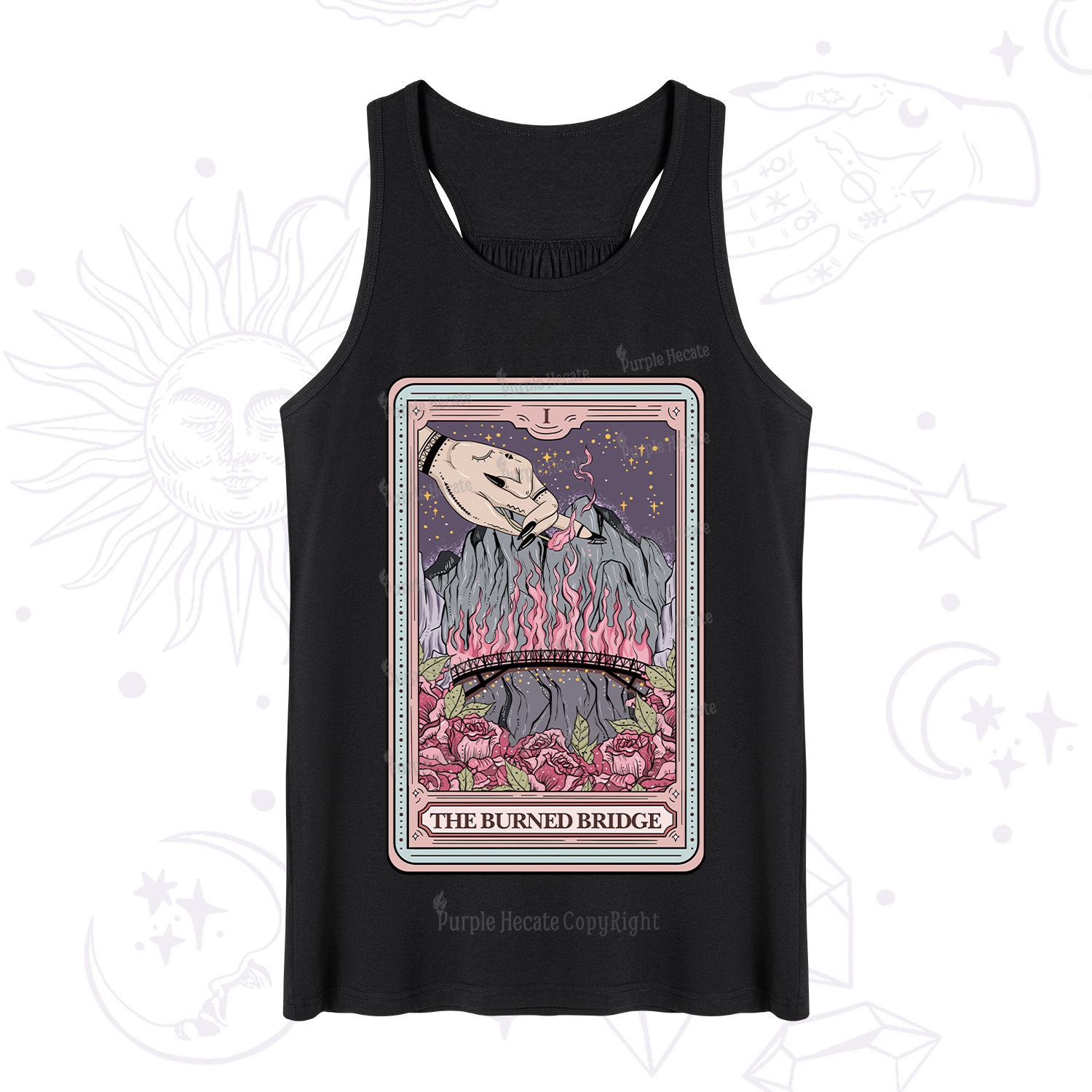 Purplehecate The Burned Bridge Tarot Tank